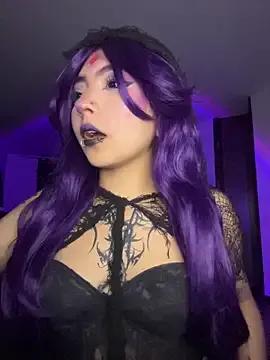 StripChat _Gothiccbitch_ is Freechat _Gothiccbitch_ — Domi+lush close up!