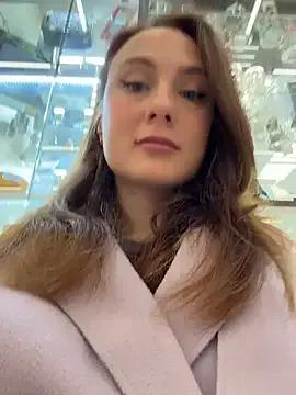 Dina_Tease — Spitting on boobs at  mall